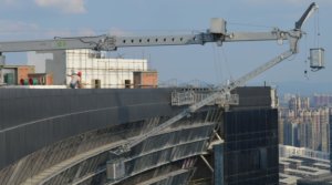 Люльки з висувною телескопічною стрілою