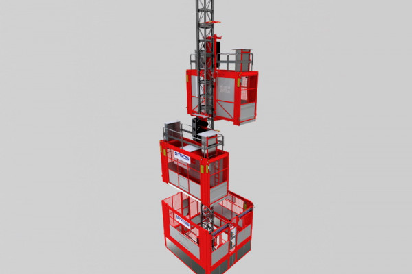 Щогловий вантажопасажирський підйомник STROS NOV 1832-2 UP F4 Фото 1