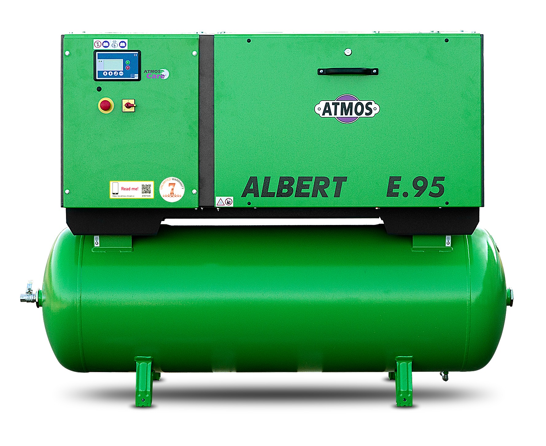 Гвинтовий компресор Albert E. 95 – KD (11 кВт, 9 бар) Фото 1