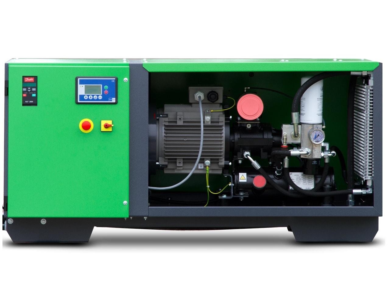 Гвинтовий компресор ATMOS Albert E. 120 V – KD з частотним перетворювачем та вбудованим осушувачем Фото 1