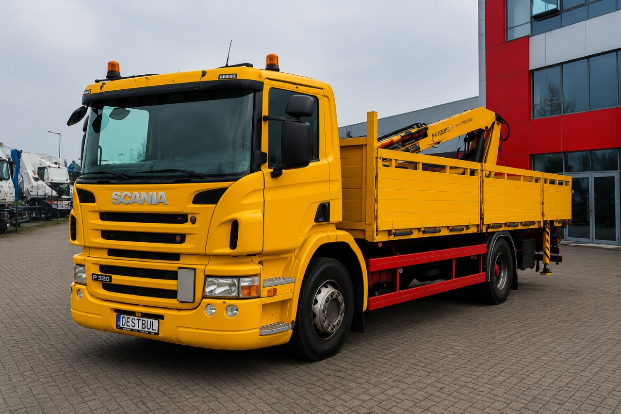 Вантажний автомобіль Scania 320DB з краном-маніпулятором Palfinger PK 12001L A, 42, 2009 р.