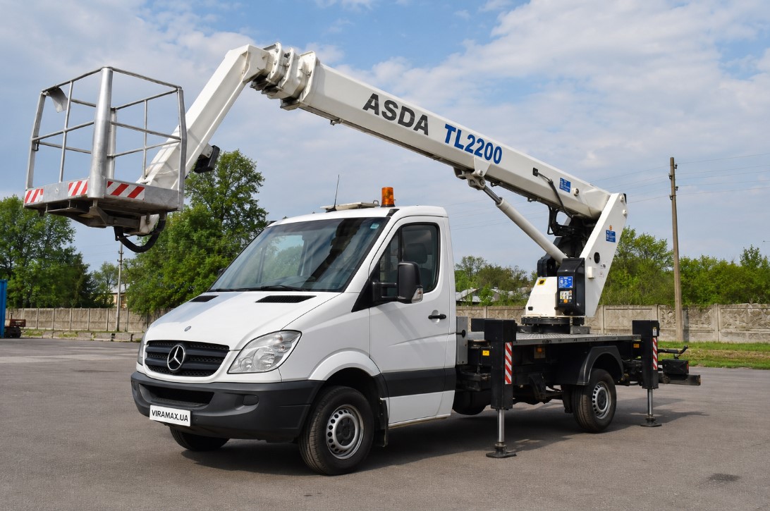 Автовышка ASDA TL2200 на базе Mercedes-Benz Sprinter 906 (2006 г.) Фото 1